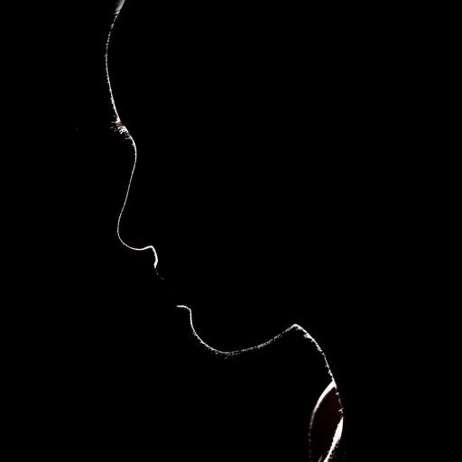 Silhouette Foto Der Frau
