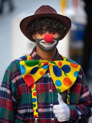 Clowning around in London town